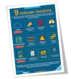 Secure Agility 9 Infosec lessons Image